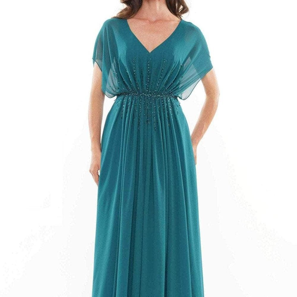SALE Marsoni by Colors MV1156 Mother of the Bride Dress Deep Green Size 6,12,14